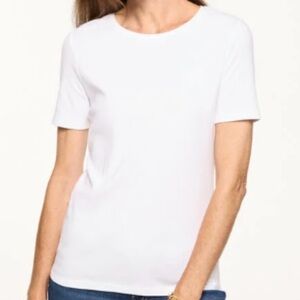 Talbots Classic White Women's Top